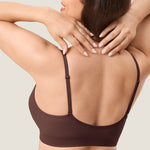 Women's Seamless Soft Knit Nursing Bra Hazelnut @model_info:A3