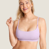 Women's Ribbed Scoop Nursing Bralette Orchid Hush @model_info:N5