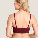 Women's Ribbed Scoop Nursing Bralette Andorra @model_info:MOM3