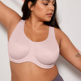 Women's High Impact Sports Bra Rosa Pink @model_info:Pink