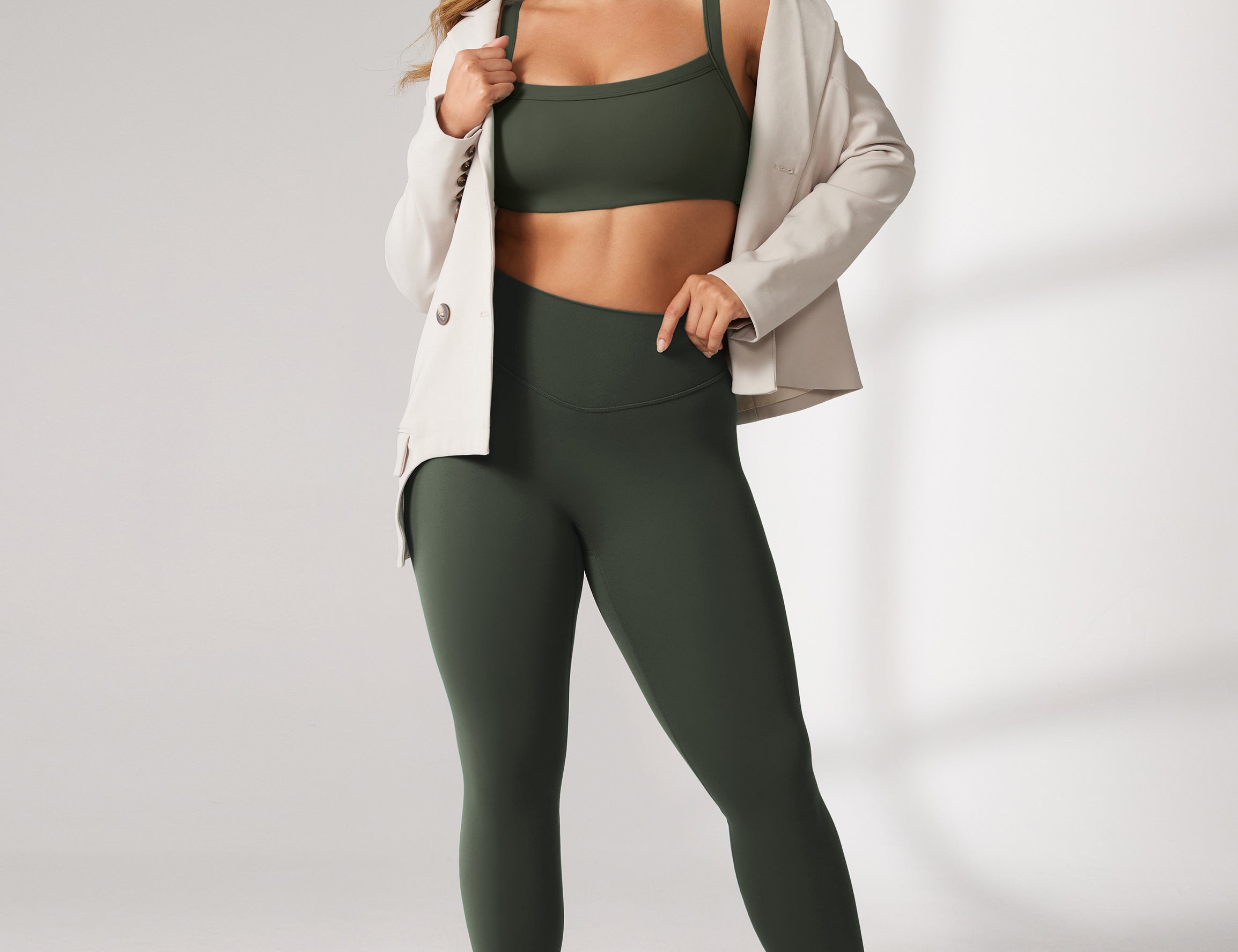 Women's Hugcurve Adjustable Square Workout Bra Stardust