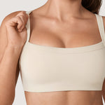 Women's Hugcurve Adjustable Square Workout Bra Mocha Cocoa