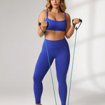 Women's Hugcurve Adjustable Square Workout Bra Spar green