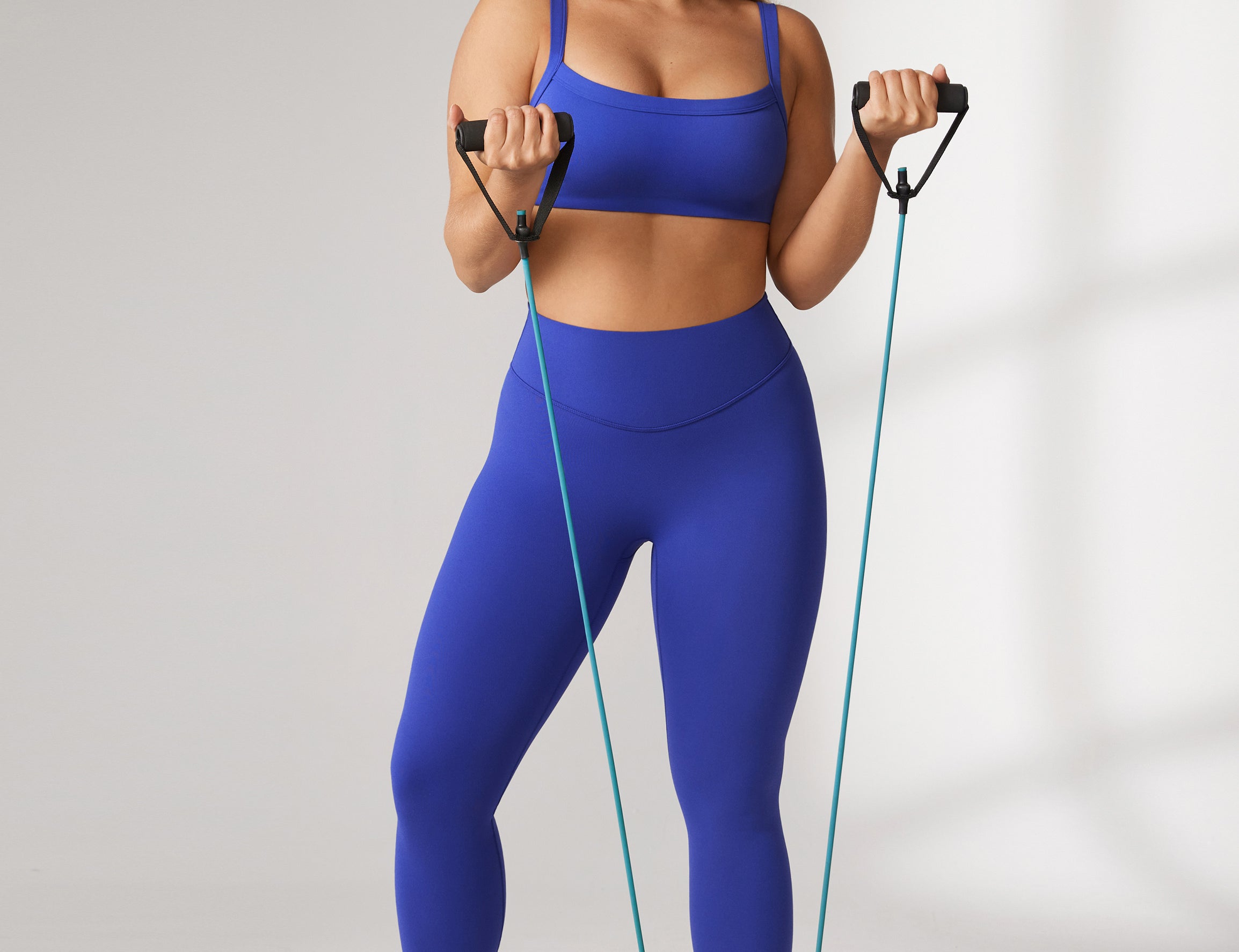 Women's Hugcurve Adjustable Square Workout Bra Spar green