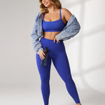 Women's Hugcurve Adjustable Square Workout Bra Spar green