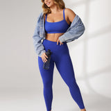 Women's Hugcurve Adjustable Square Workout Bra Spar green