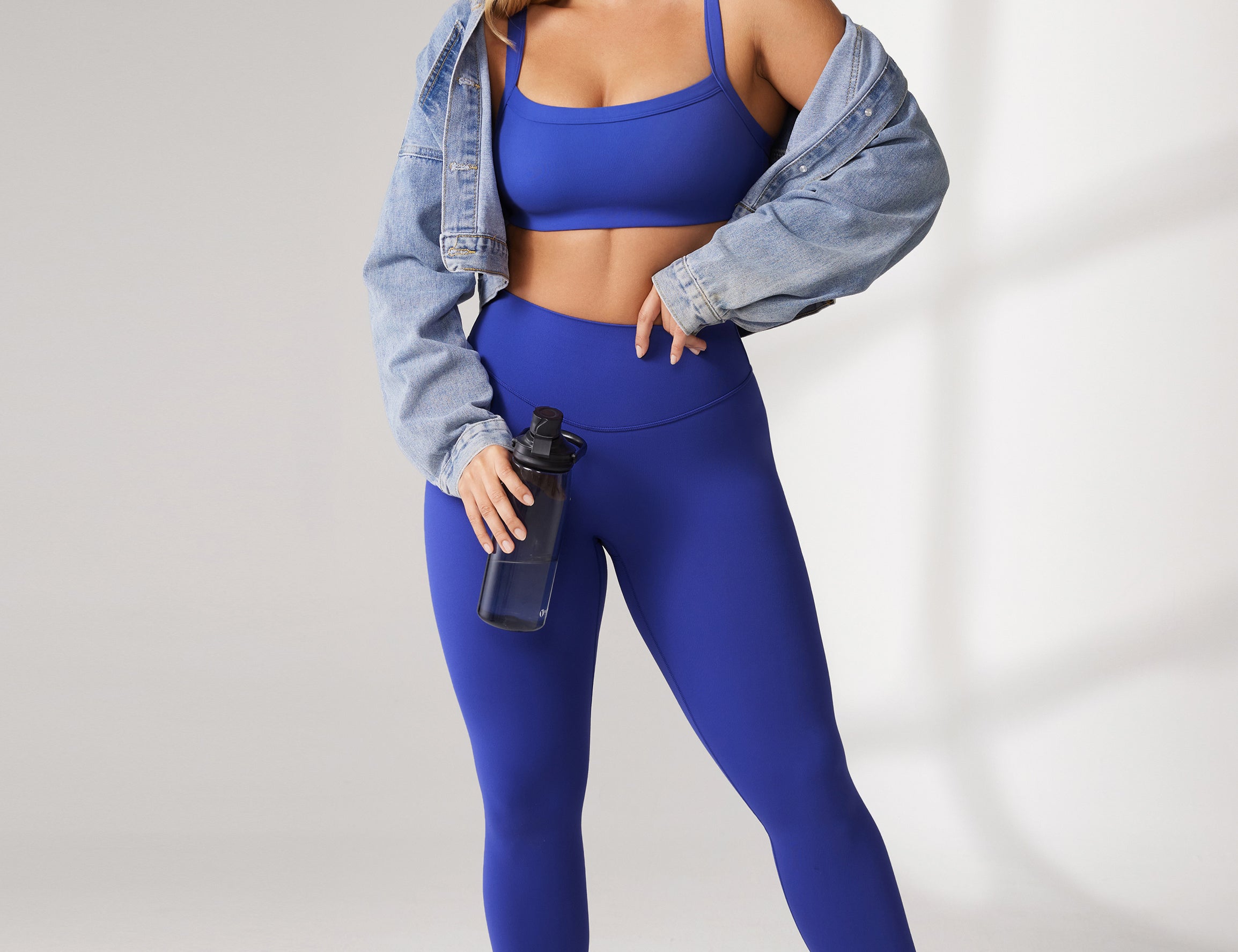 Women's Hugcurve Adjustable Square Workout Bra Spar green