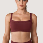 Women's Hugcurve Adjustable Square Workout Bra Blackberry