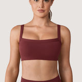 Women's Hugcurve Adjustable Square Workout Bra Blackberry