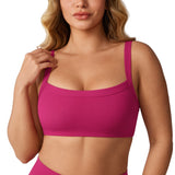 Women's Hugcurve Adjustable Square Workout Bra Blackberry