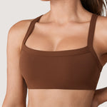 Women's Hugcurve Adjustable Square Workout Bra Rose Magenta