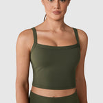 Women's Hugcurve Adjustable Longline Workout Bra Nightfall Blue