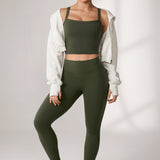 Women's Hugcurve Adjustable Longline Workout Bra Nightfall Blue