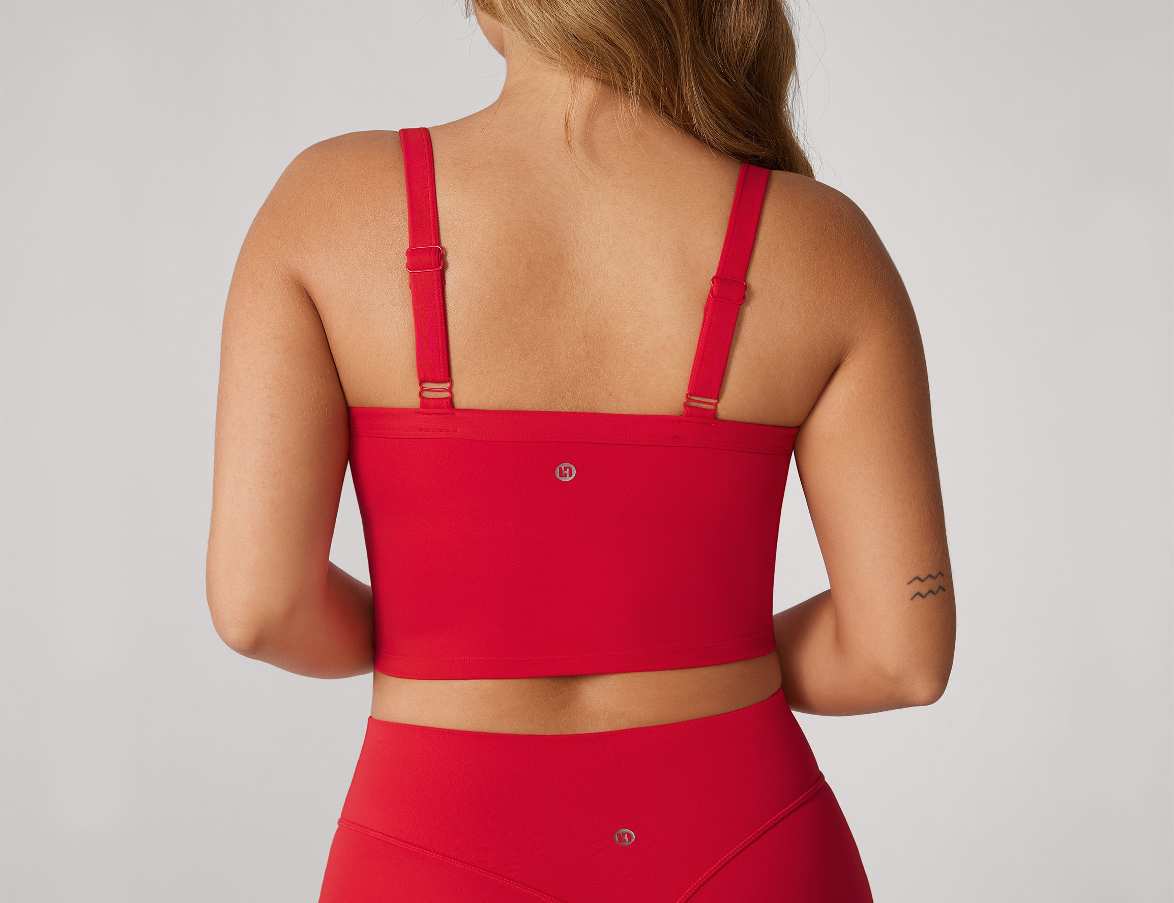 Women's Hugcurve Adjustable Longline Workout Bra Royal Blues