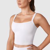 Women's Hugcurve Adjustable Longline Workout Bra Black