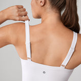 Women's Hugcurve Adjustable Longline Workout Bra Black