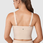 Women's Hugcurve Adjustable Longline Workout Bra Black