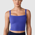 Women's Hugcurve Adjustable Longline Workout Bra White