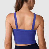 Women's Hugcurve Adjustable Longline Workout Bra White