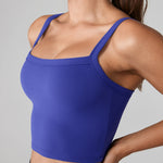 Women's Hugcurve Adjustable Longline Workout Bra White