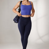 Women's Hugcurve Adjustable Longline Workout Bra White