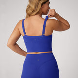 Women's Hugcurve Adjustable Longline Workout Bra Stardust