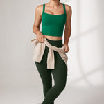 Women's Hugcurve Adjustable Longline Workout Bra Blackberry