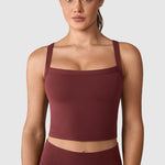 Women's Hugcurve Adjustable Longline Workout Bra Stardust