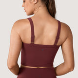 Women's Hugcurve Adjustable Longline Workout Bra Stardust