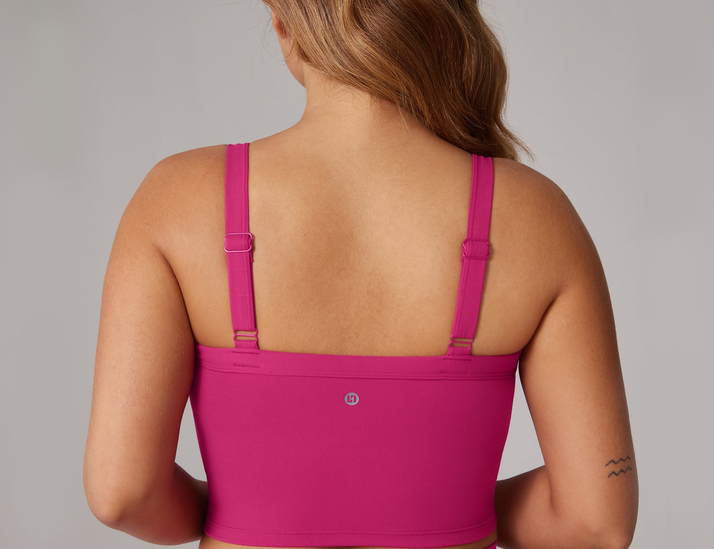 Women's Hugcurve Adjustable Longline Workout Bra Nightfall Blue