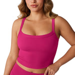 Women's Hugcurve Adjustable Longline Workout Bra Nightfall Blue