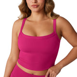 Women's Hugcurve Adjustable Longline Workout Bra Nightfall Blue