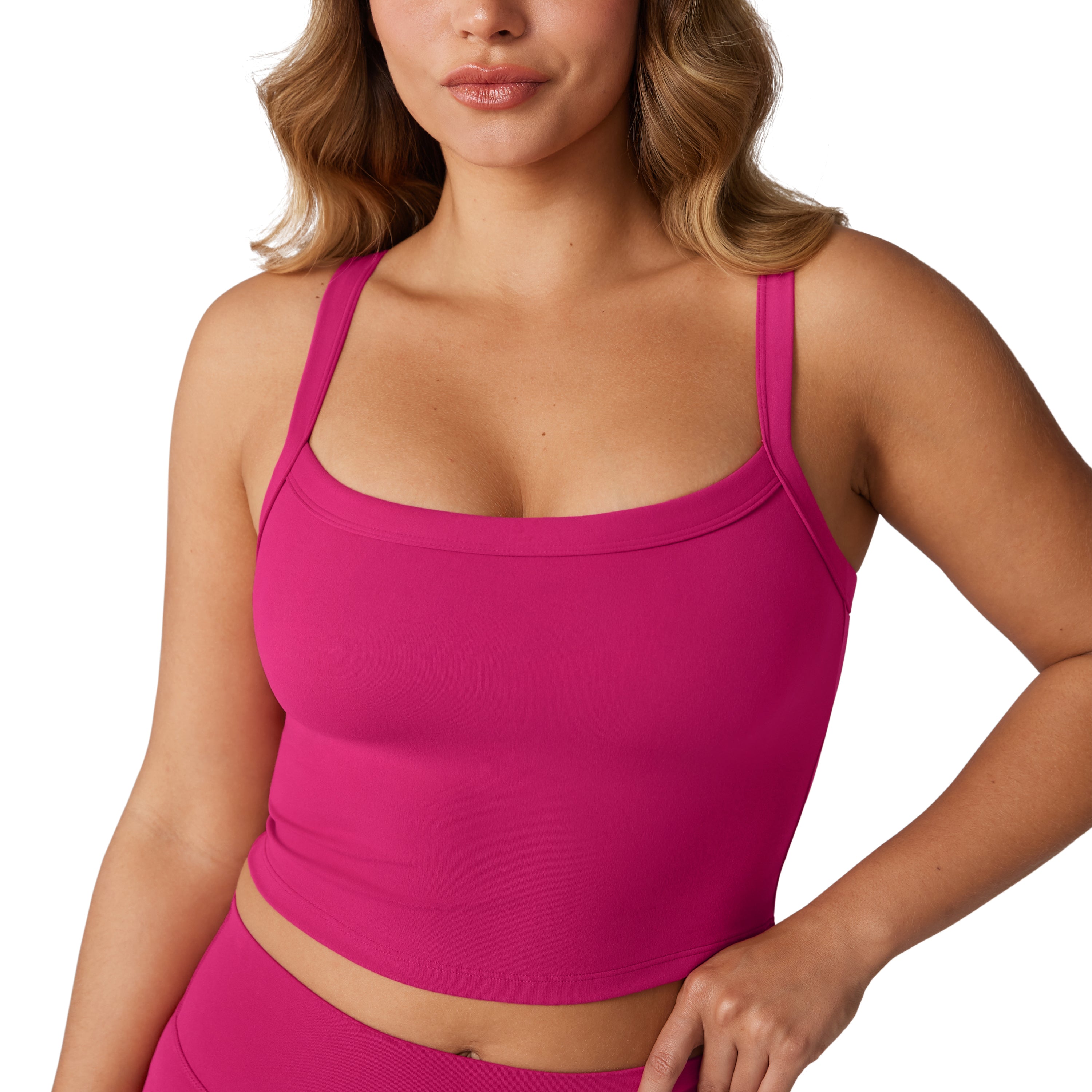 Women's Hugcurve Adjustable Longline Workout Bra Nightfall Blue