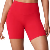 Women's Hugcurve No Front Seam Biker Shorts 6" Concrete