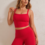 Women's Hugcurve Adjustable Longline Workout Bra Royal Blues