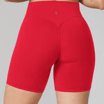 Women's Hugcurve No Front Seam Biker Shorts 6" Concrete