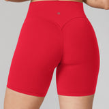 Women's Hugcurve No Front Seam Biker Shorts 6" Concrete