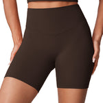 Women's Hugcurve No Front Seam Biker Shorts 6" Black