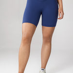 Women's Hugcurve No Front Seam Biker Shorts 6" Stardust