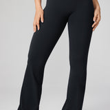 Women's Hugcurve No Front Seam Flare Leggings 31'' Dark Plum