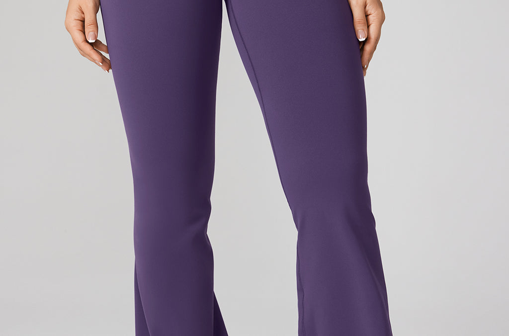 Women's Hugcurve No Front Seam Flare Leggings 31'' Aspen Olive