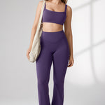 Women's Hugcurve No Front Seam Flare Leggings 31'' Aspen Olive