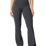 Women's Hugcurve No Front Seam Flare Leggings 31'' Twilight Blue