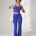 Women's Hugcurve No Front Seam Flare Leggings 31'' Black