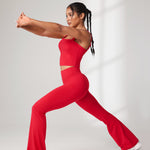 Women's Hugcurve No Front Seam Flare Leggings 31'' Royal Blues