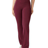 Women's Hugcurve No Front Seam Flare Leggings 31'' Clay Brown