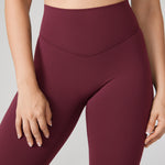 Women's Hugcurve No Front Seam Flare Leggings 31'' Clay Brown