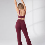 Women's Hugcurve No Front Seam Flare Leggings 31'' Clay Brown