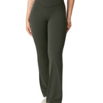 Women's Hugcurve No Front Seam Flare Leggings 31'' Aspen Olive