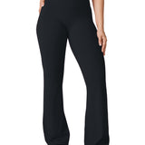 Women's Hugcurve No Front Seam Flare Leggings 33.5'' Aspen Olive